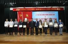 Lễ trao học bổng Dương Quảng Hàm - Giao lưu cựu sinh viên - chia sẻ kinh nghiệm tìm kiếm việc làm
